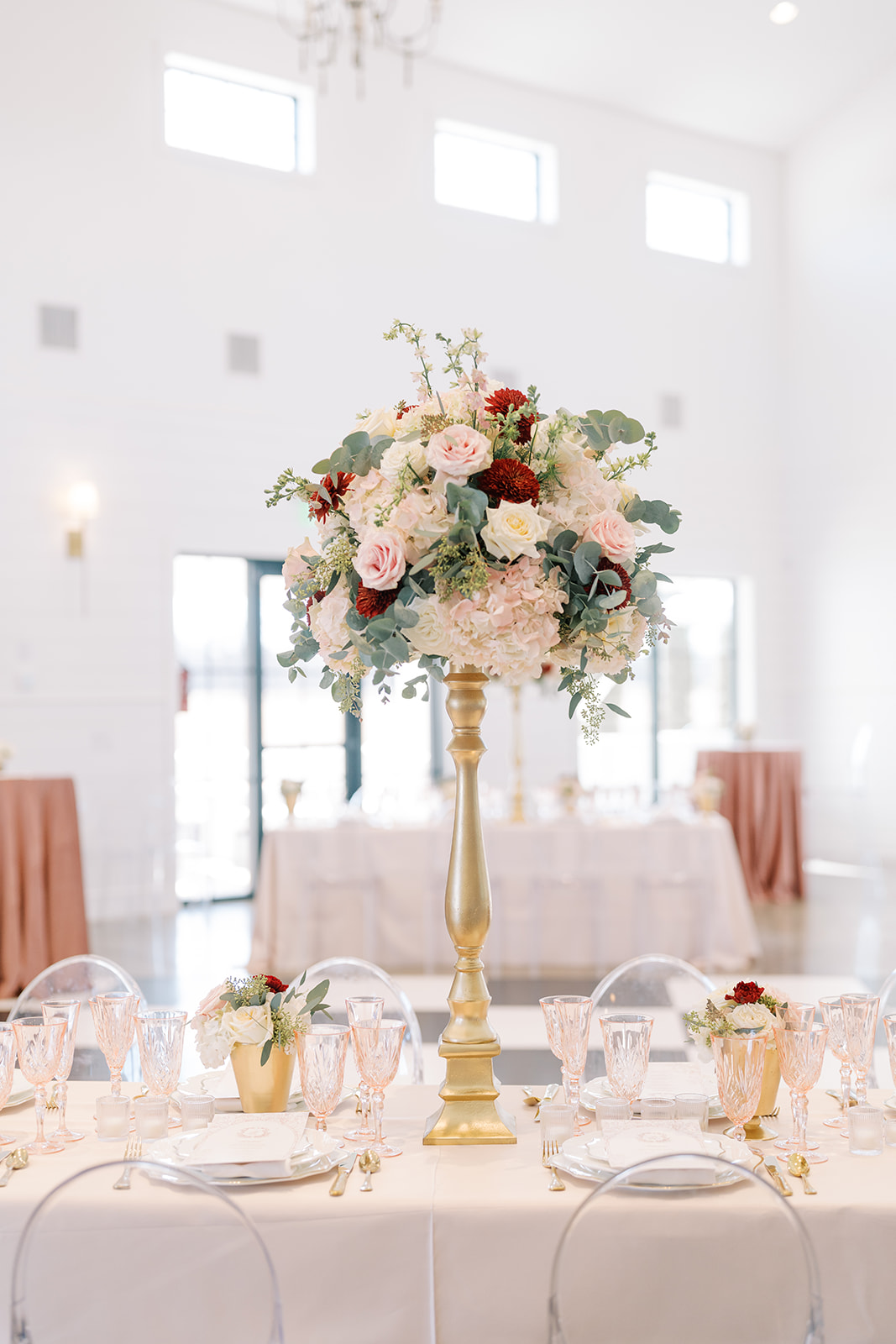 Bluestem Manor Blush Pink Wedding Details