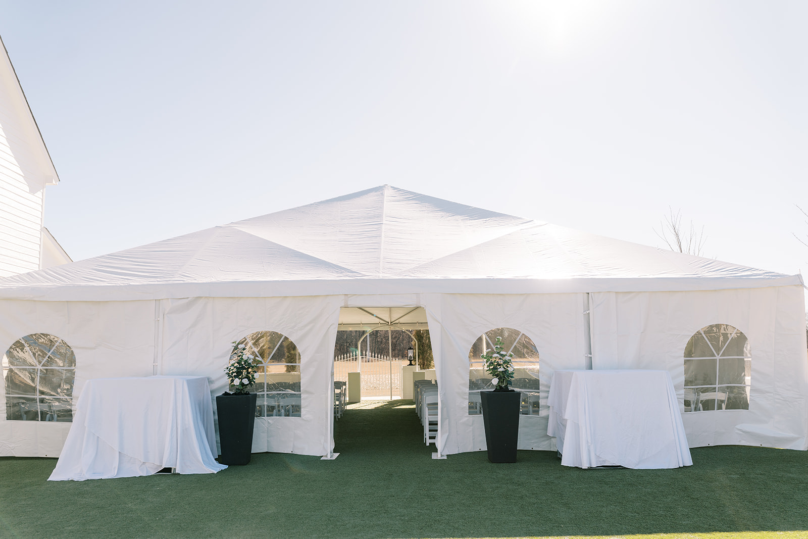 Bluestem Manor Grand White Tent